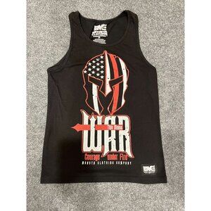 Monsta Clothing Tank Top Size Small Black Gladiator Warrior